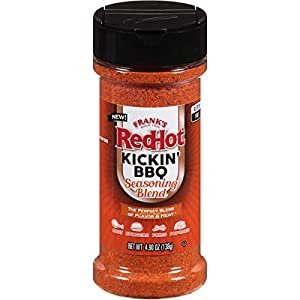 Frank's RedHot Kickin' BBQ Seasoning Blend (Gluten Free), 4.9 oz (Pack of 6)