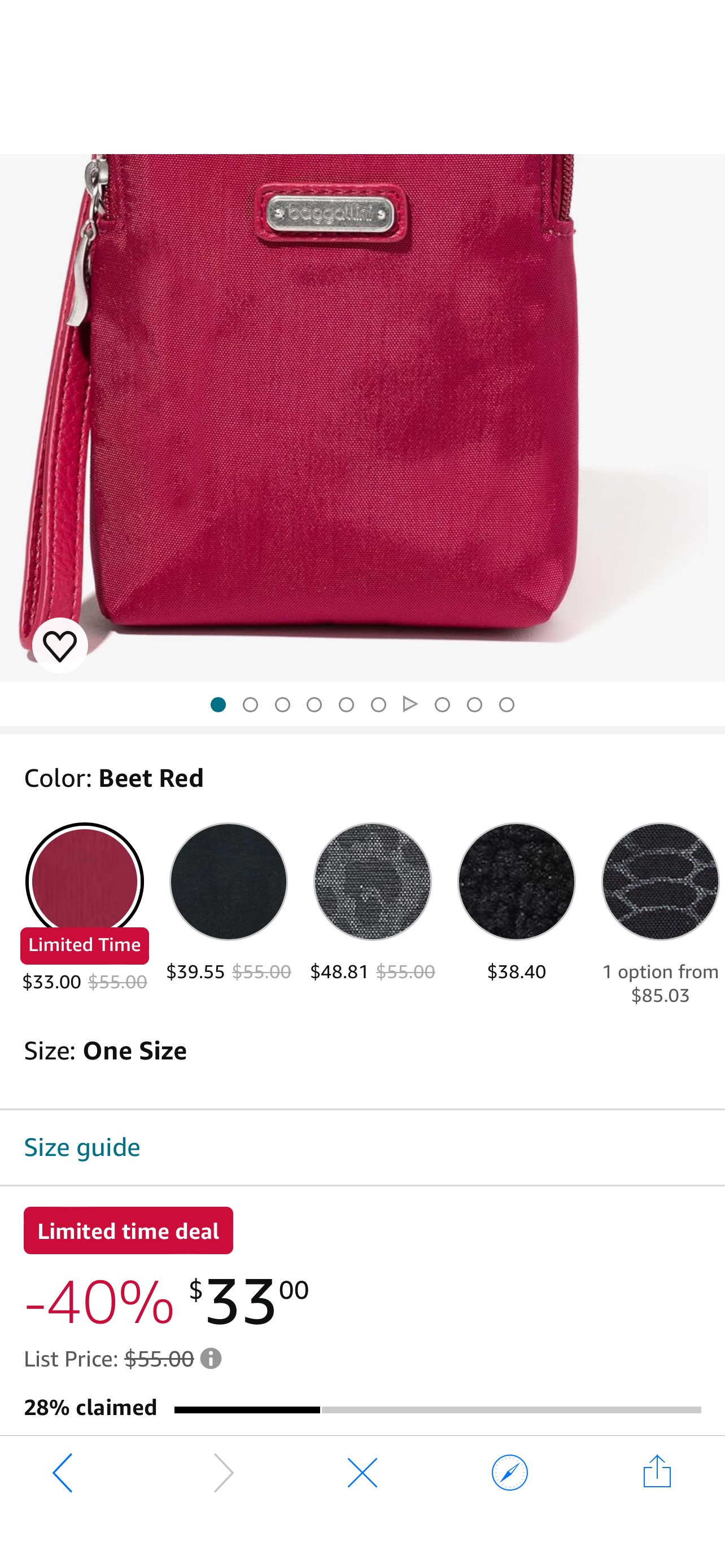 斜挎包Baggallini Take Two RFID Bryant Crossbody - Small Crossbody Bag for Women - Phone Purse with Adjustable Shoulder Strap: Handbags: Amazon.com