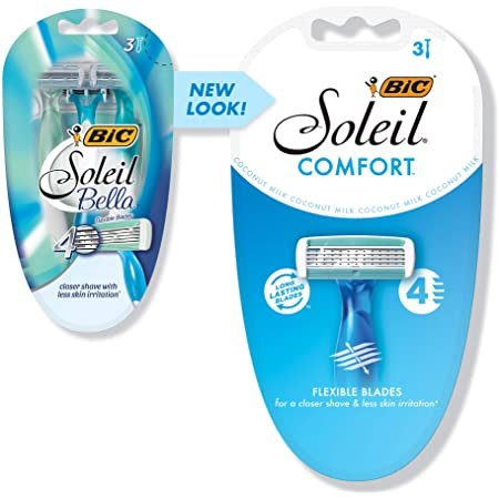 Soleil Comfort 4层刀片除毛刀 3只
