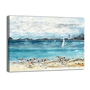 史低价：Mofutinpo 海边风情壁画 12 x 16