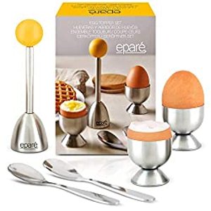 $12.36 Amazon.com: Egg Cracker Topper Set鸡蛋cups