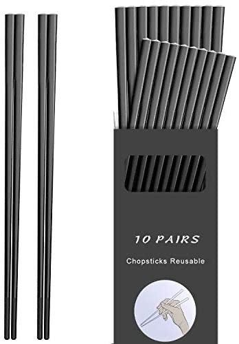 Poipoico 10 Pairs Chopsticks