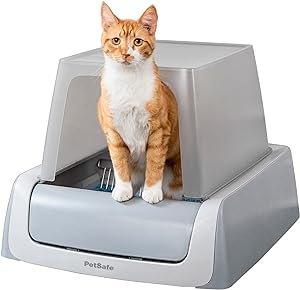 Amazon.com: PetSafe ScoopFree Crystal Plus Front-Entry Self-Cleaning Cat Litter Box 