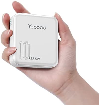 羽博充电宝 Yoobao Portable Charger 22.5W PD3.0 Fast Charging Mini 10000mAh