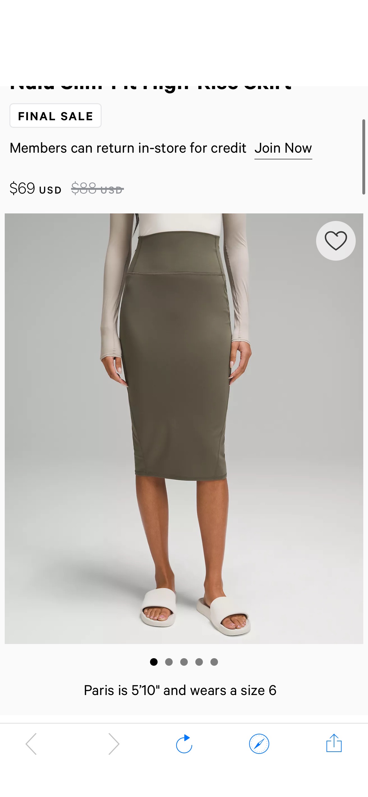 Nulu Slim-Fit High-Rise Skirt | Women's Skirts | lululemon