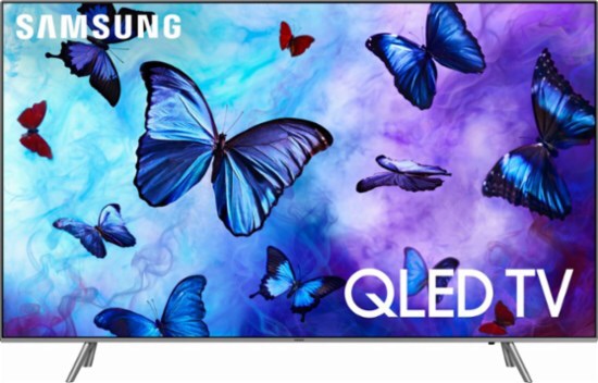 Samsung 82" Class - LED - Q6F Series - 2160p - Smart - 4K UHD TV with HDR Black QN82Q6FNAFXZA -高清智能电视