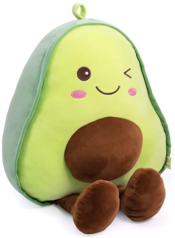 16.5 Inch Snuggly Stuffed Avocado Fruit Soft Plush Toy Hugging Pillow