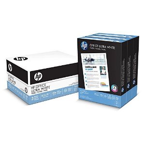 HP Paper, Office Ultra White Poly Wrap, 20lb, 8.5 x 11, Letter, 92 Bright, 1500 Sheets / 3 Ream Case, (112090), Made in the USA