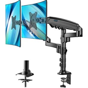 HUANUO Height Adjustable Dual Monitor Stand
