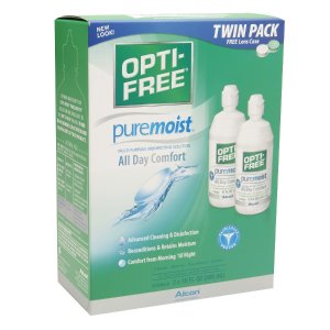史低价：Opti-Free PureMoist 隐形眼镜护理液 2瓶