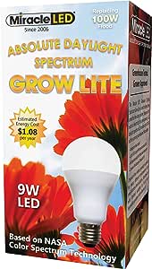 史低价： Miracle LED 全日光光谱水培LED植物生长灯促销，可用于花园或温室