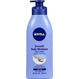 NIVEA Smooth Daily Moisture Body Lotion 16.9 Fluid Ounce