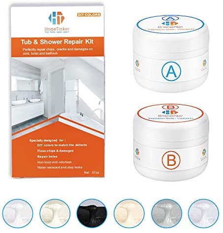 Amazon.com: Tub, Tile and Shower Repair Kit 瓷砖修补工具套装