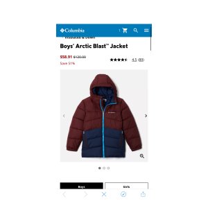 $58.91 Boys Arctic Blast™ Jacket | Columbia Sportswear