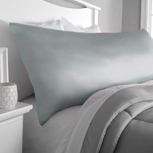 Walmart Mainstays Satin Solid Body Pillow Cover