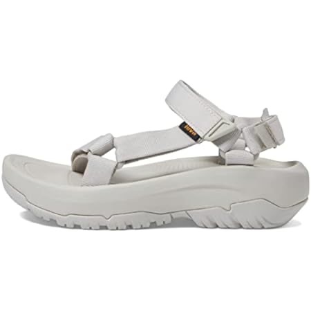 Amazon.com | Teva Women's Flatform Universal Platform Sandal, Bright White, 9 M US | Sport Sandals & Slides