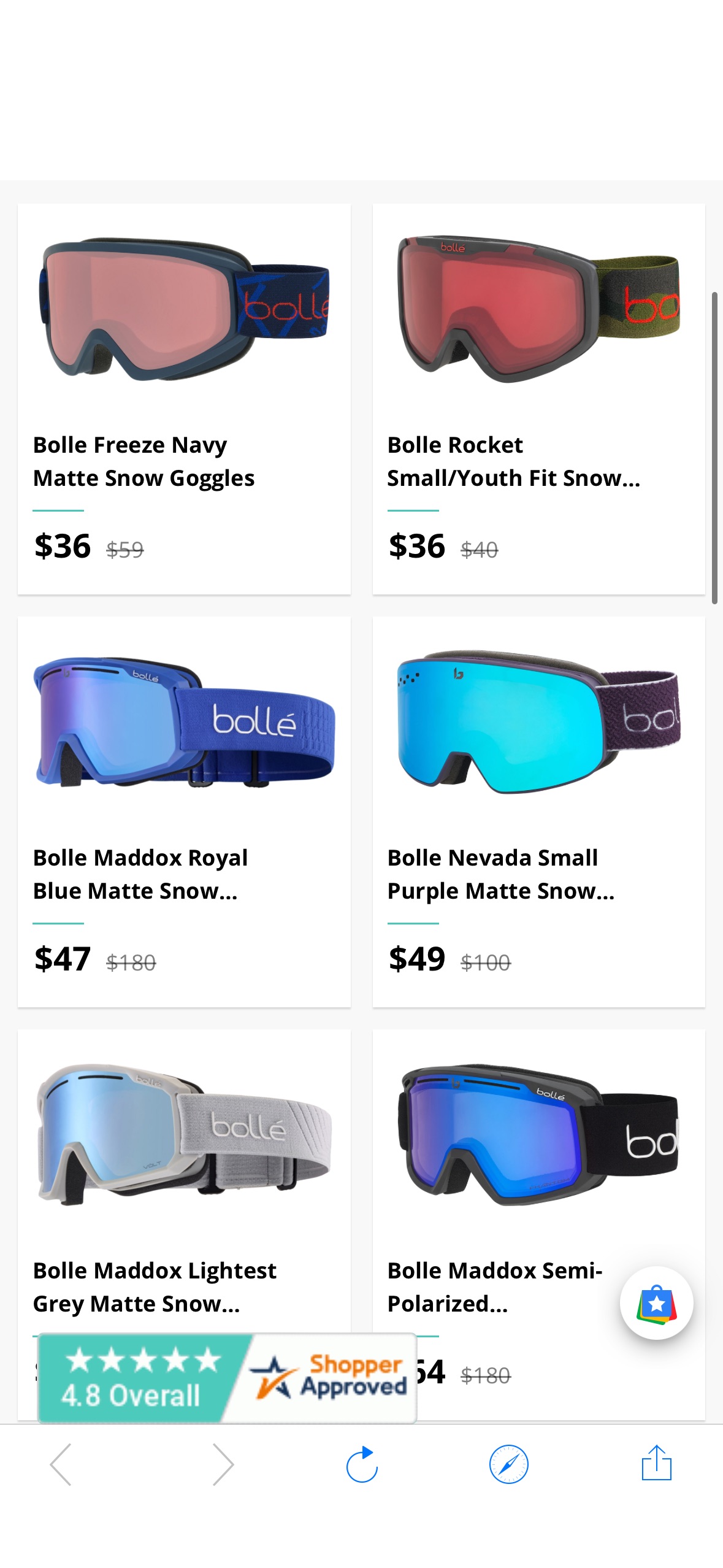 Bolle Snow Goggles – Eyedictive