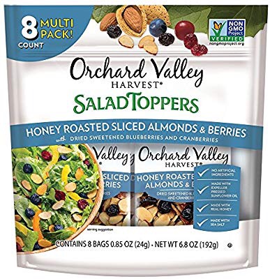 ORCHARD VALLEY HARVEST 沙拉混合坚果包 0.85 oz. 8小包