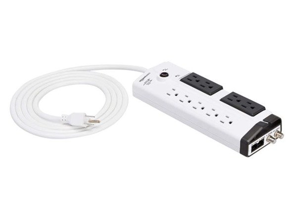 Rotating 9-Outlet Surge Protector Power Strip