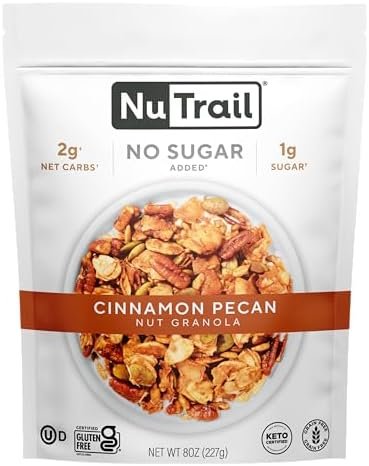 NuTrail Nut Granola Cereal Cinnamon Pecan 8 oz