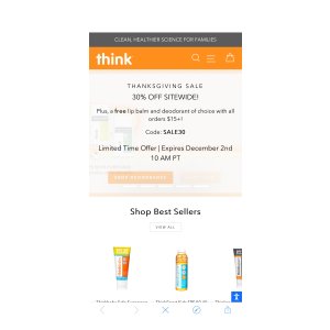 $0 Thinkbaby and Thinksport – Thinkbaby and Thinksport Safer Products for Healthier Babies to Athletes