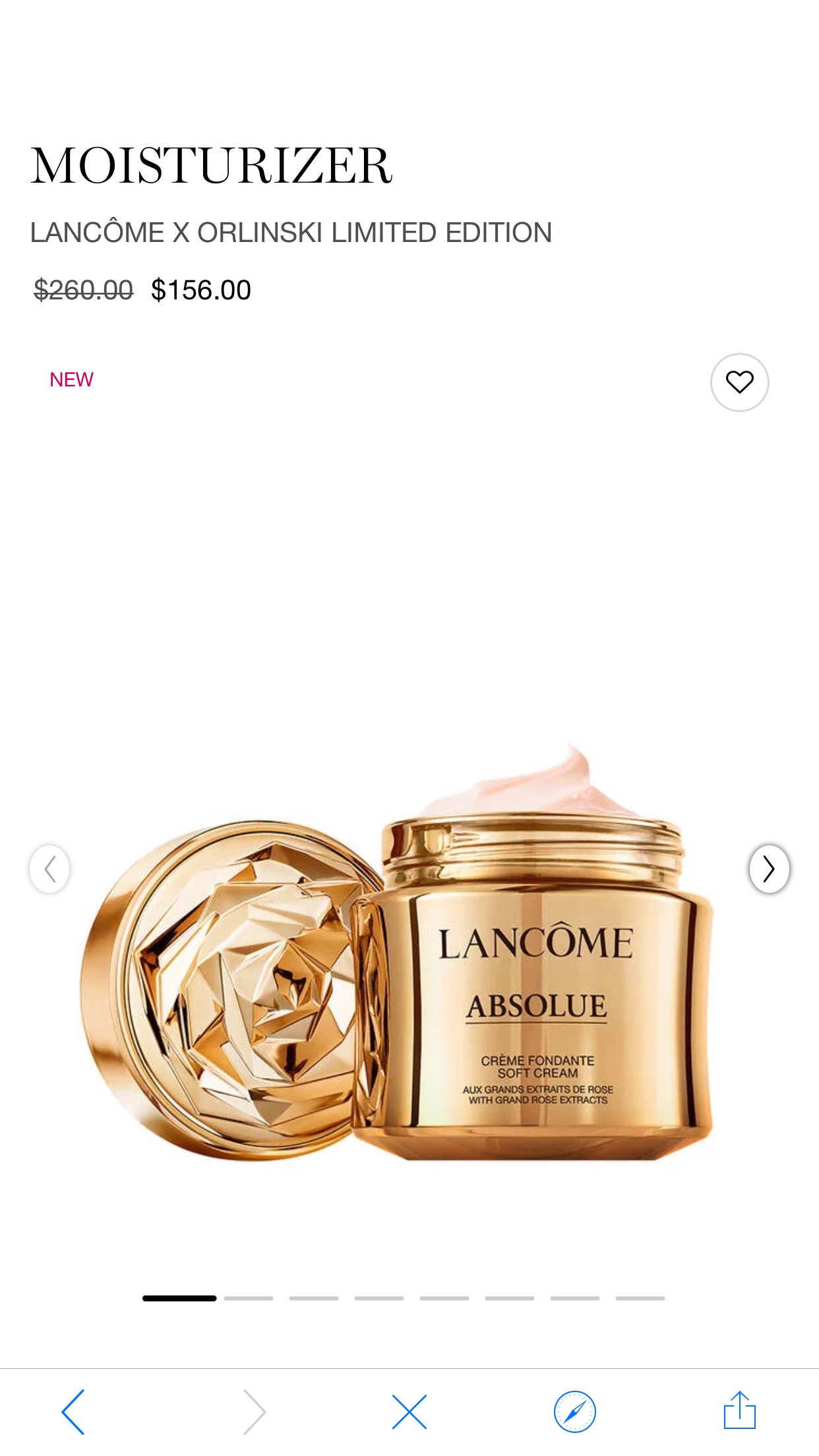 Absolue Soft Cream Moisturizer Limited Edition - Lancome