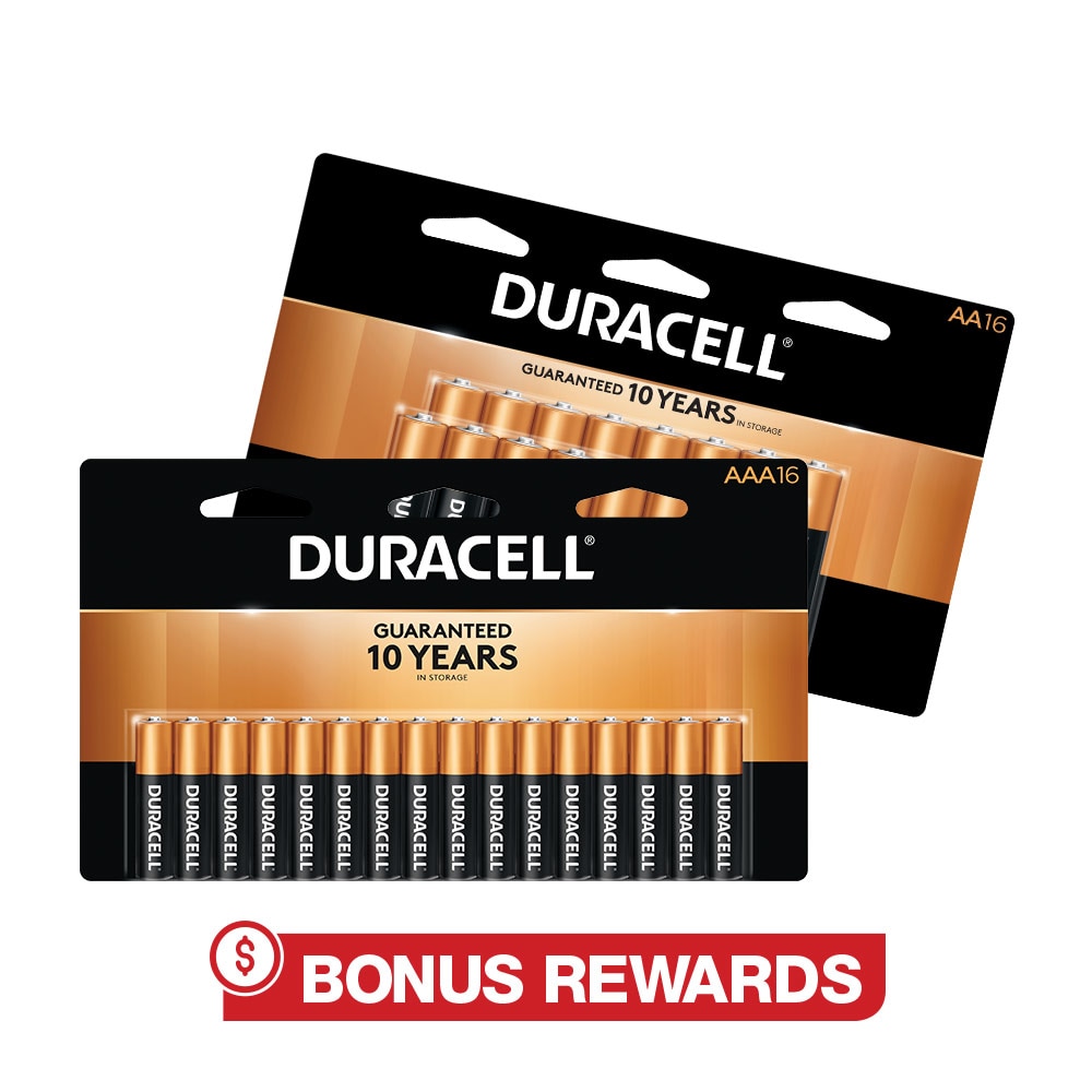 Duracell电池和LED手电 Exclusive savings only for Rewards Members