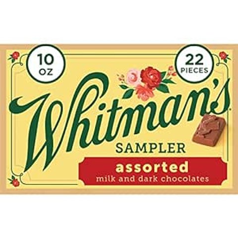 Whitman's Sampler Assorted Chocolates, 10 Ounce (22 Pieces)