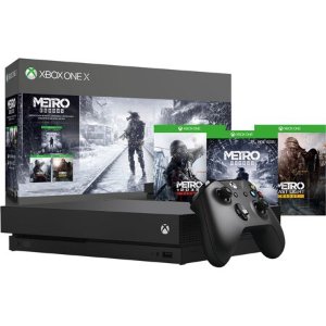Microsoft Xbox One X 1TB 地铁游戏同捆版