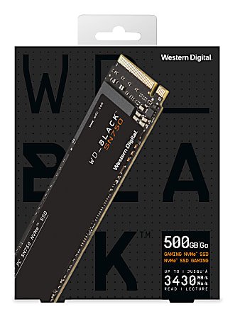 BLACK SN750 黑盘 NVMe M.2 500GB 固态硬盘