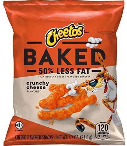 Baked Cheetos Crunchy, 0.875oz Bags (40 Pack)