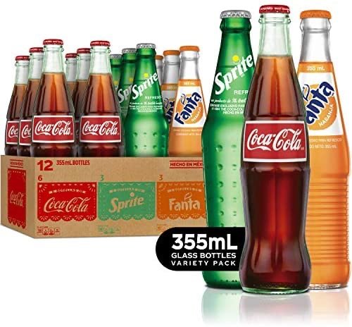 可口可乐、雪碧、芬达墨西哥版综合装 12瓶装
