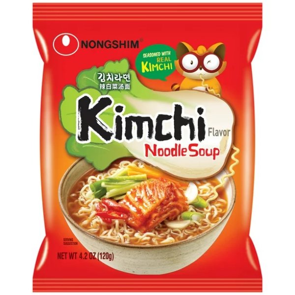 Noodle Soup, Kimchi, 4.2 Ounce (Pack of 16)