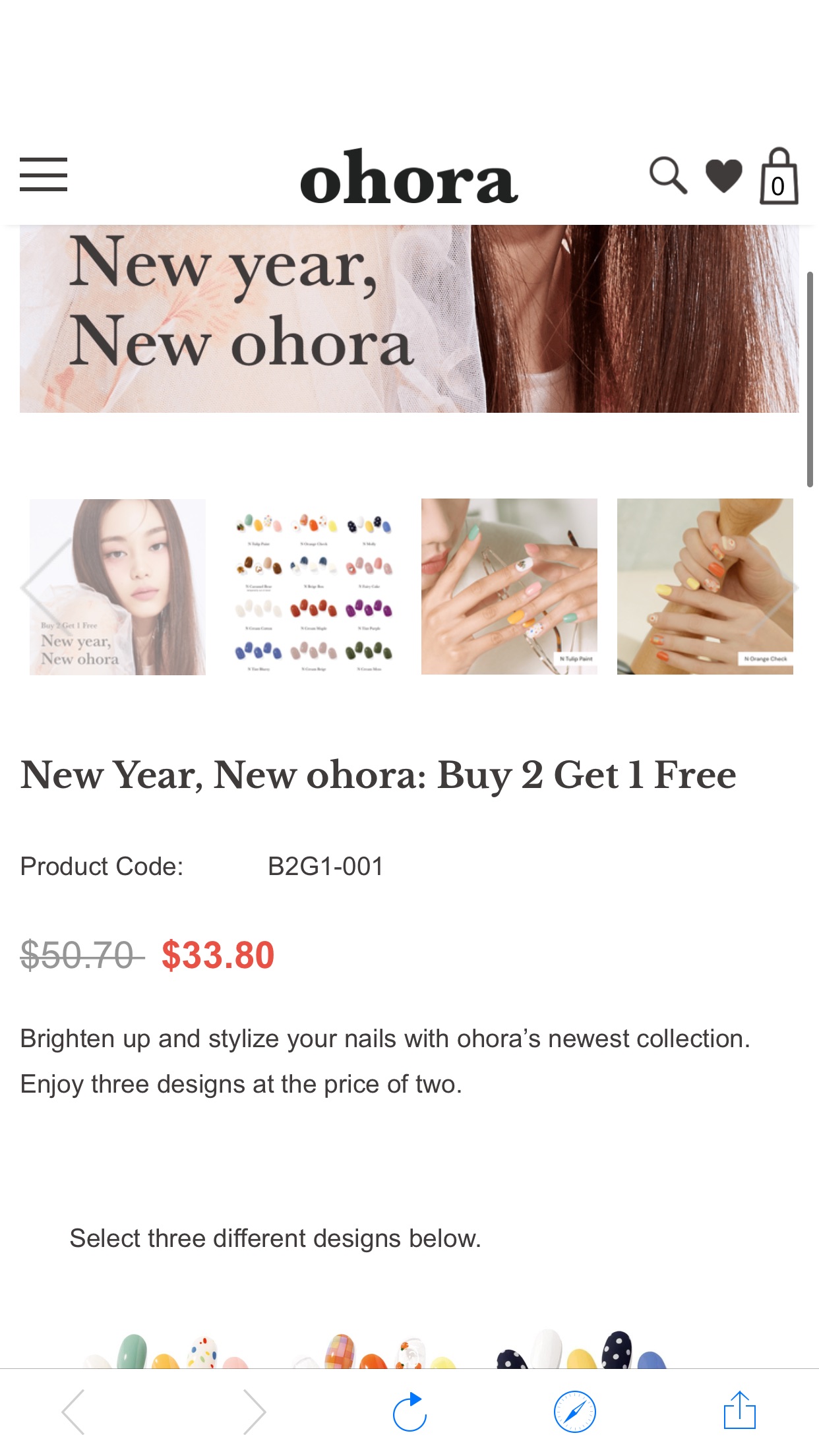 New Year, New ohora: Buy 2 Get 1 Free | ohora Gel Nail美甲贴买二赠一