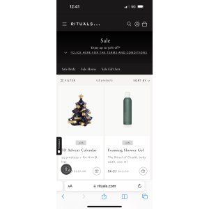 RITUALS 年終促銷 | up to 50% off