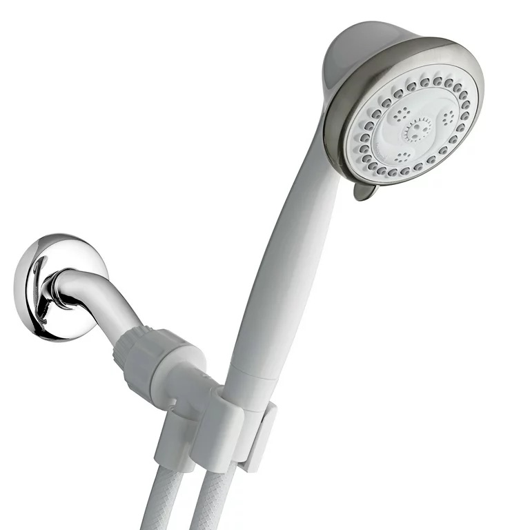 Waterpik 6-Mode PowerSpray+ Hand Held Shower Head, White, 1.8 GPM EFN-651E - Walmart.com