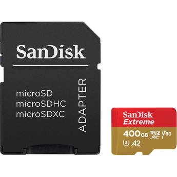 400GB Extreme microSD UHS-I Card with Adapter