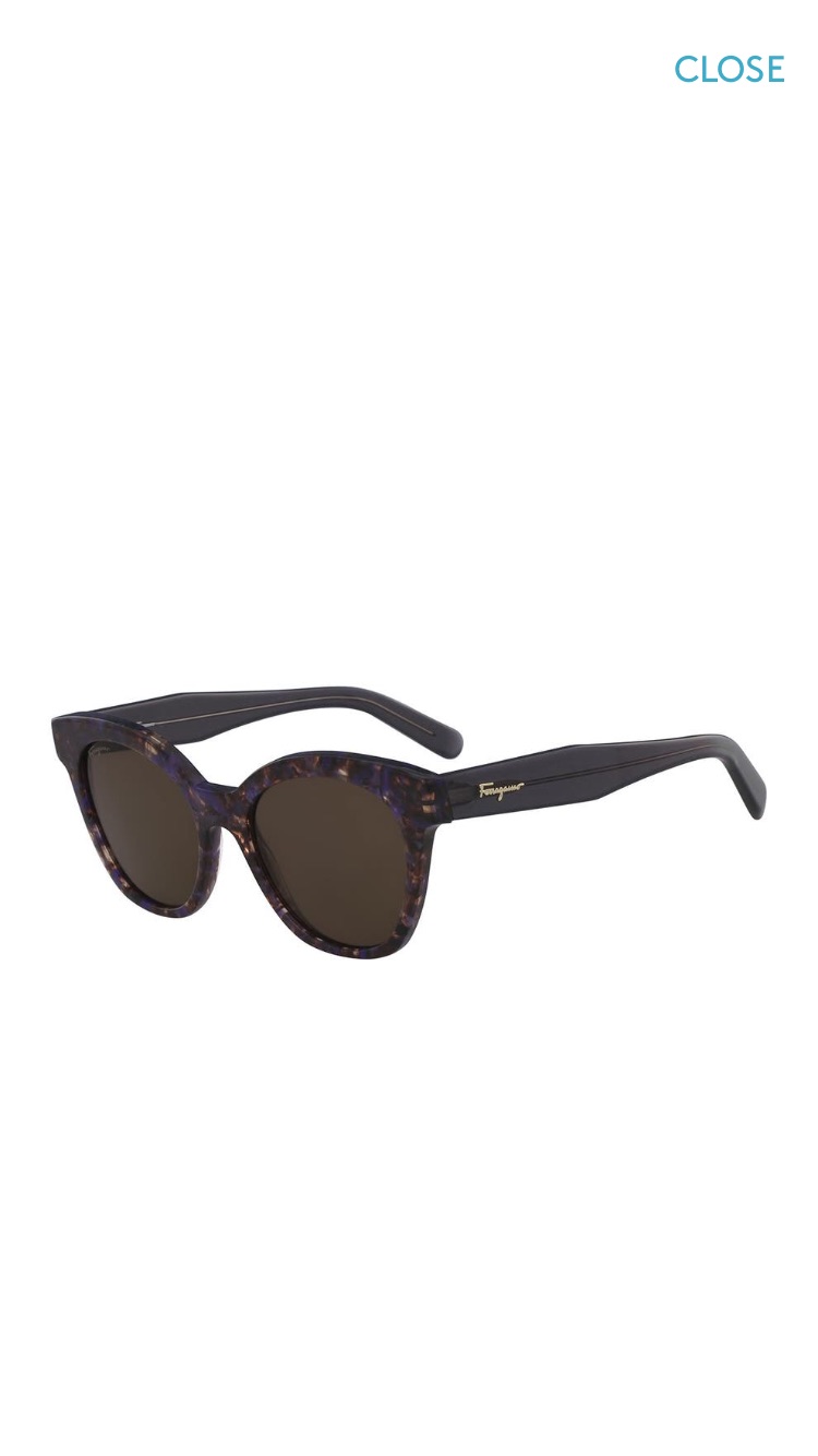低于$30 大牌太阳眼镜 Salvatore Ferragamo | Modified Cat Eye 54mm Sunglasses | Nordstrom Rack