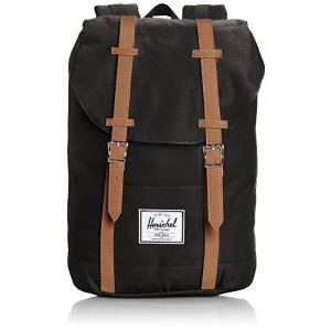 61.48 Herschel Supply Co. Retreat Backpack经典黑色包包