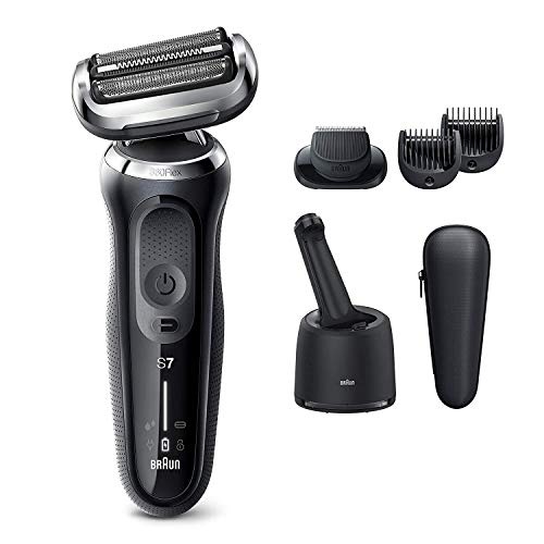 Amazon.com: Braun Electric Razor for Men, Waterproof Foil Shaver, Series 7 7075cc, Wet & Dry Shave, With Beard Trimmer