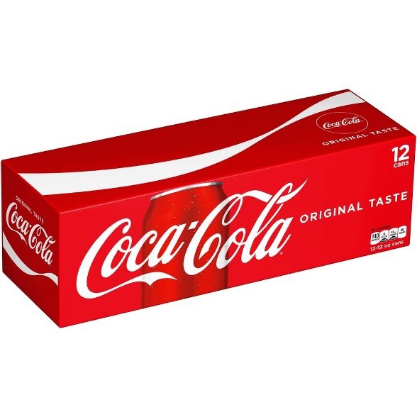 可口可乐/百事可乐箱装65折，Coca-Cola - 12pk/12 Fl Oz Cans : Target