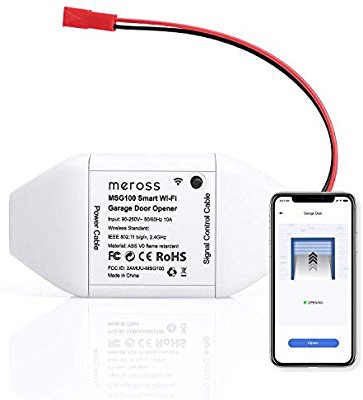 meross Smart Wi-Fi Garage Door Opener Remote Wi-Fi 远程控制车库门 支持Google Assistant, Alexa等主流智能体系
