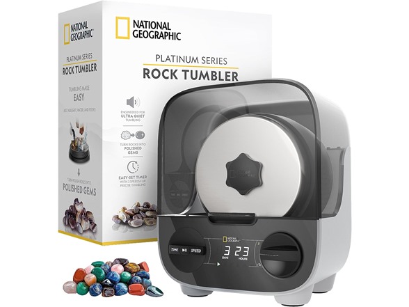 NATIONAL GEOGRAPHIC Platinum Series Ultra Quiet Rock Polisher Kit