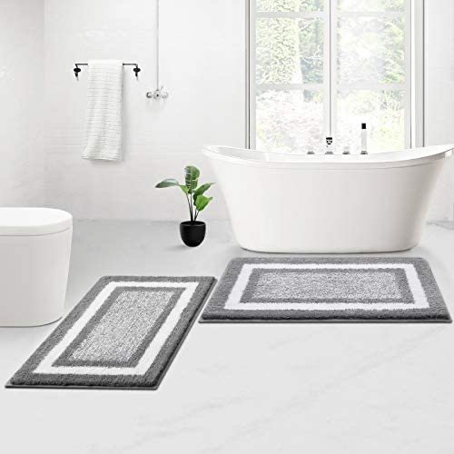 KMAT Bathroom Rugs and Mats Sets,32"x20"