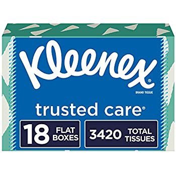 Kleenex Trusted Care Everyday Facial Tissues 18 Pack