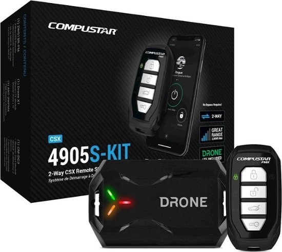 Compustar 2-Way CSX Remote Start System/LTE Module Installation Included Black CSX4905S-KIT - Best Buy