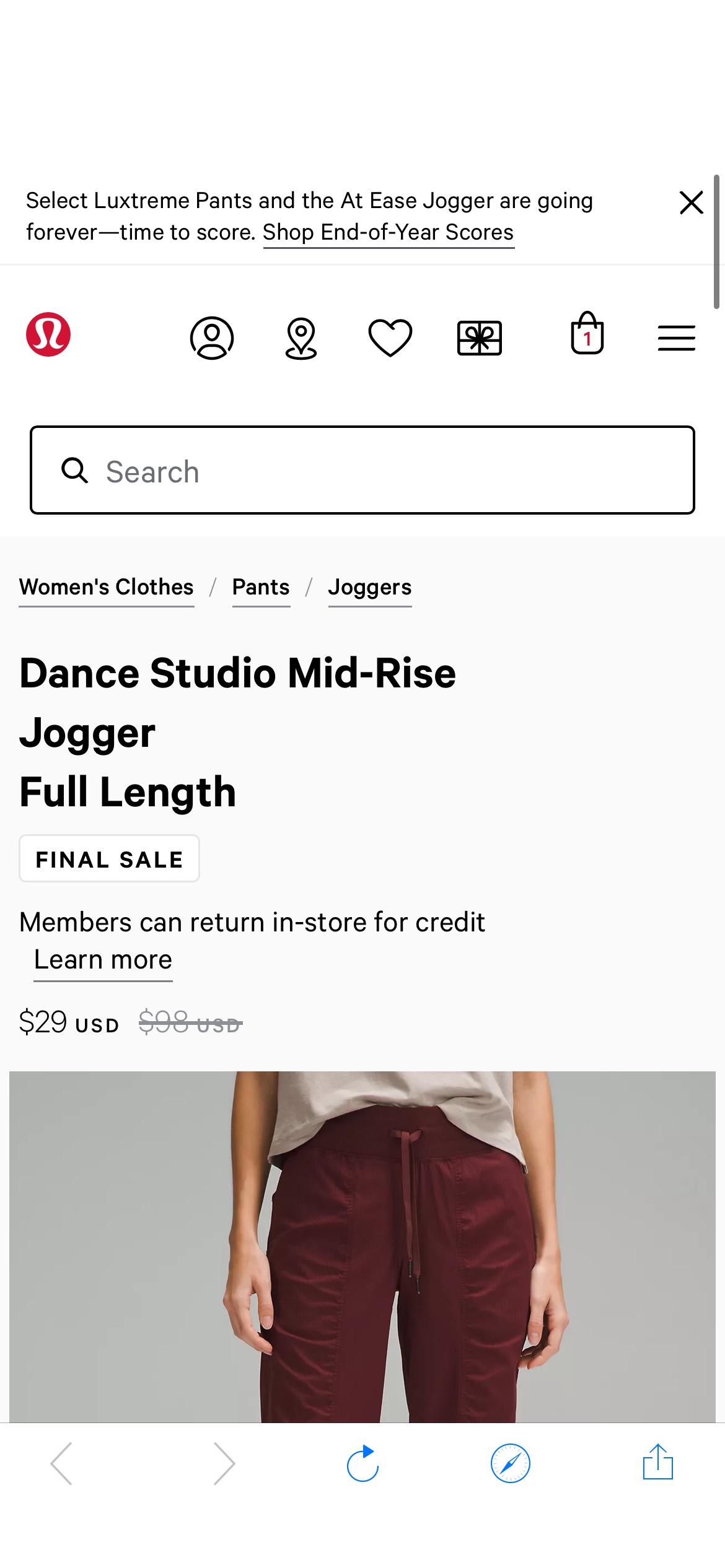 Dance Studio Mid-Rise Jogger *Full Length | Women's Joggers | lululemon