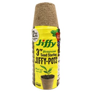 Jiffy 3寸可降解花盆 12个