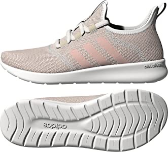 Amazon.com | adidas Women's Cloudfoam Pure 2.0 Running Shoe, White/Vapour Pink/Wonder White, 8 | Road Running鞋子
