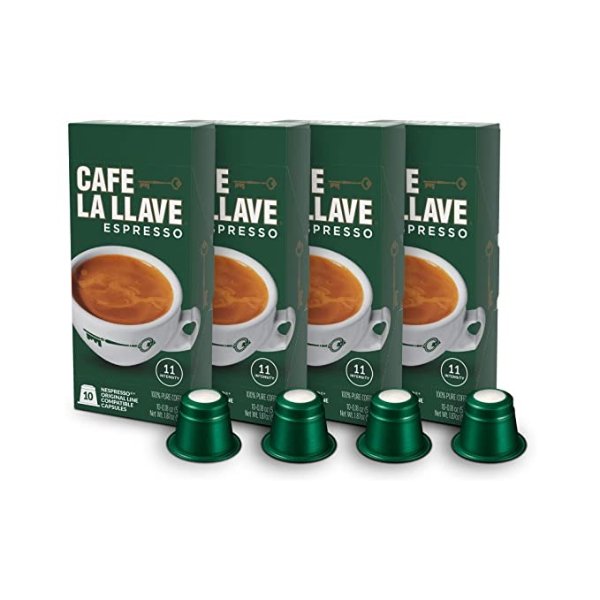 Cafe La Llave Espresso 深焙11号咖啡胶囊 40颗